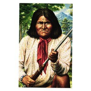 Geronimo 1993 USPS Vintage Postcard Chiricahua Apache War Leader 19 Cent USA